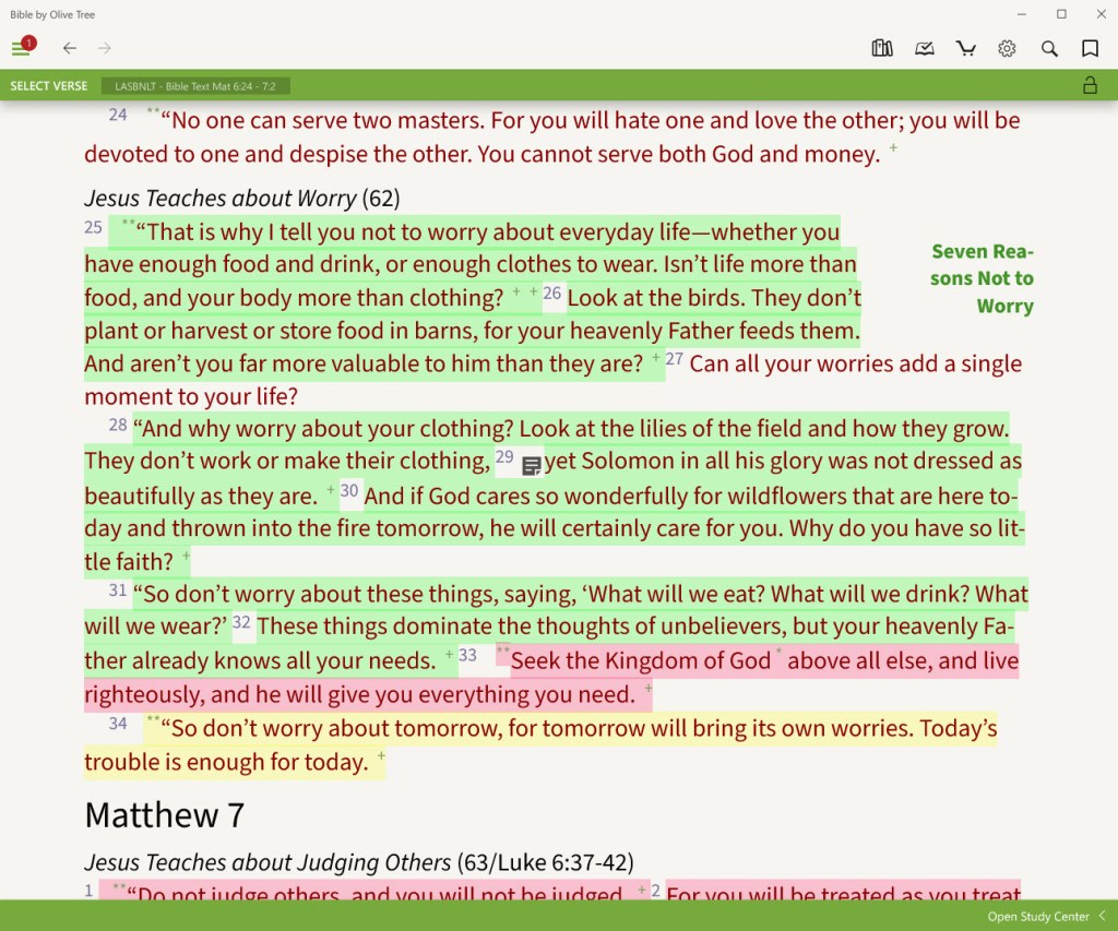 My Daily Bread (Day 6) – Putting God First (Stop&nbsp;Worrying)