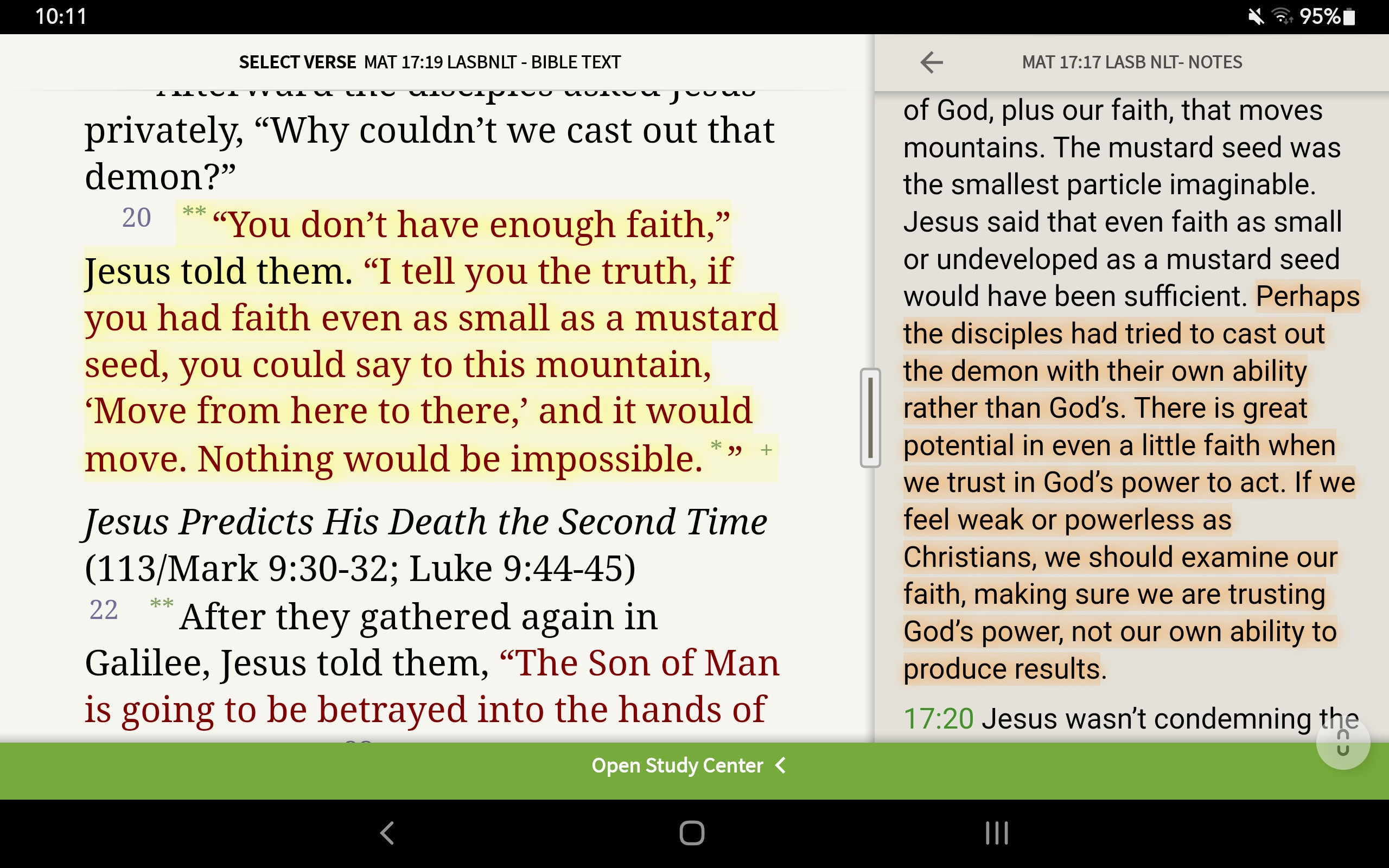 My Daily Bread (Day 15) – You Only Need a Little Faith