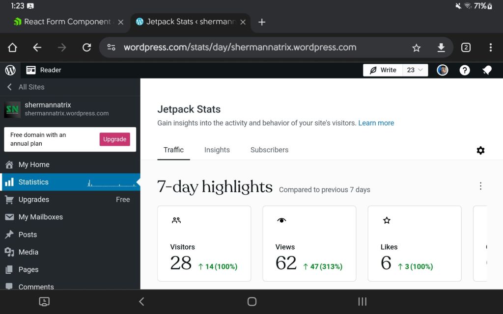 Growing Again, Gratitude Exercise, and a few Random&nbsp;Shit