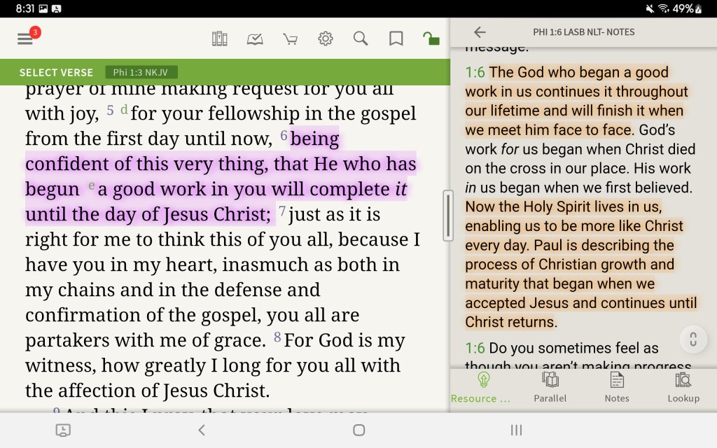 My Daily Bread (Day 40) – Being a Constant Work-in-progress