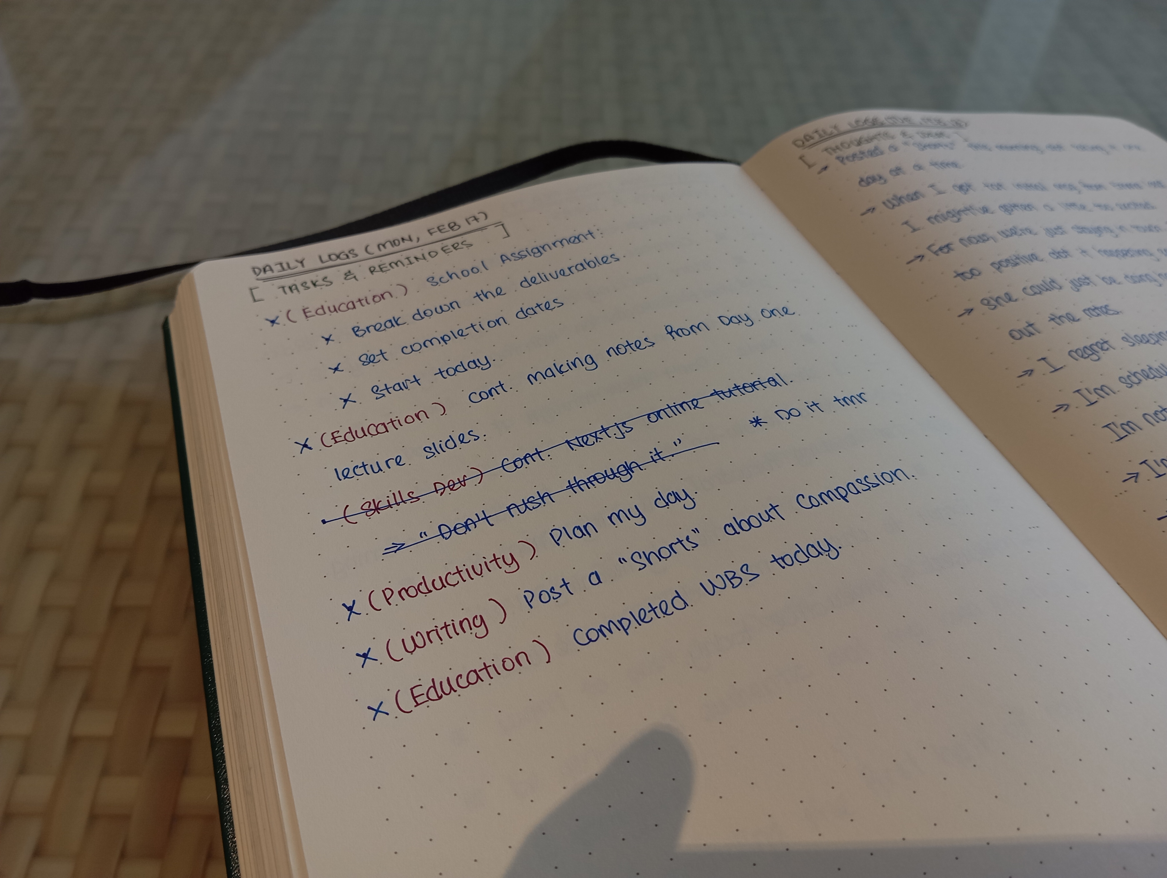 My recent breakthrough since adopting the Bullet Journal Method.