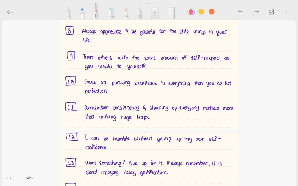 Remember Those Lessons