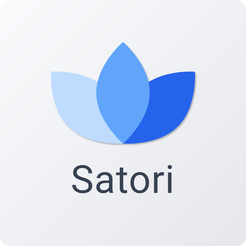 Satori UI: I chose to use a Lotus as the symbol for peace, enlightenment, understanding.