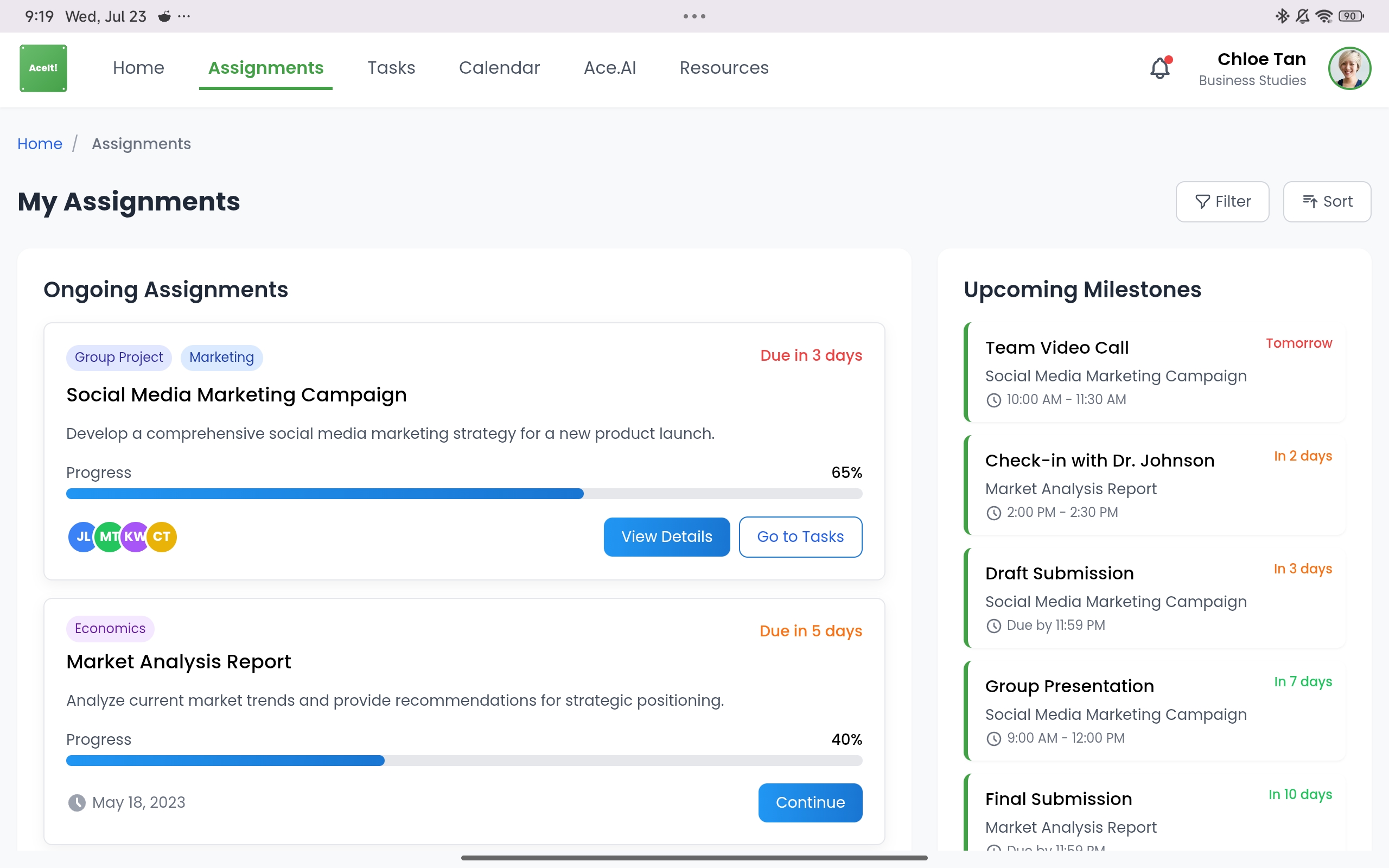 AceIt! From MVP to Live Mockup, and Now a Fully Interactive Showcase App